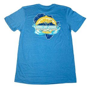 Camp Lemonade Morale Tshirt Camp Lemonnier Djibouti Africa Cotton Blend Tee Blue